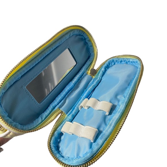 Spartina 449 Daufuskie Island Yellow Green Mini Makeup Bag - Picture 5 of 6